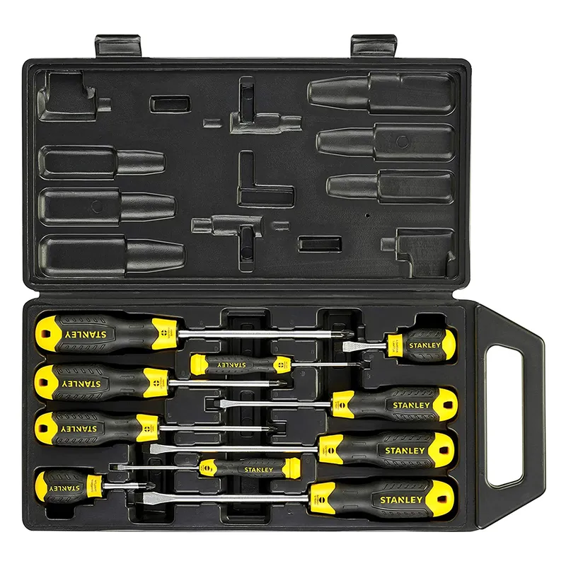 Stanley Cushion Grip Screwdriver Set, 10 Piece