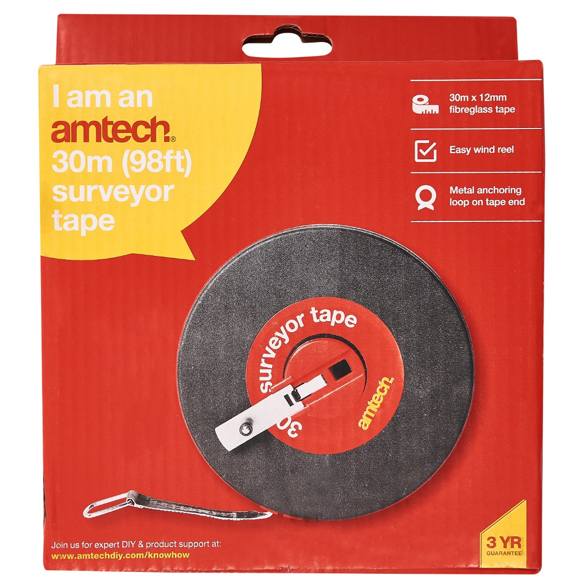 Amtech 30M Surveyor Tape