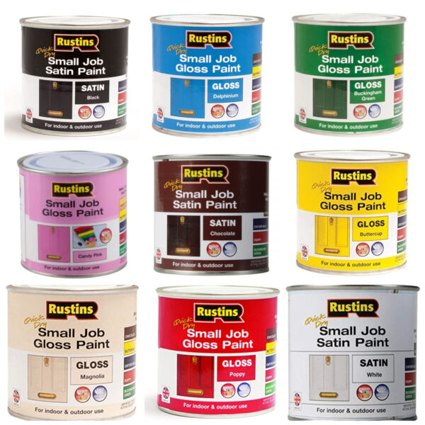 Rustins Small Job Range (15 Variants) 250ml – The DIY Zone